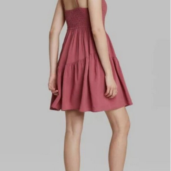 Wild Fable Pink Summer Dress with Pockets - Picture 2 of 11